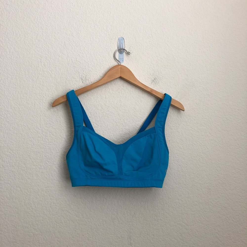 Lululemon teal blue high impact sports bra size 36D